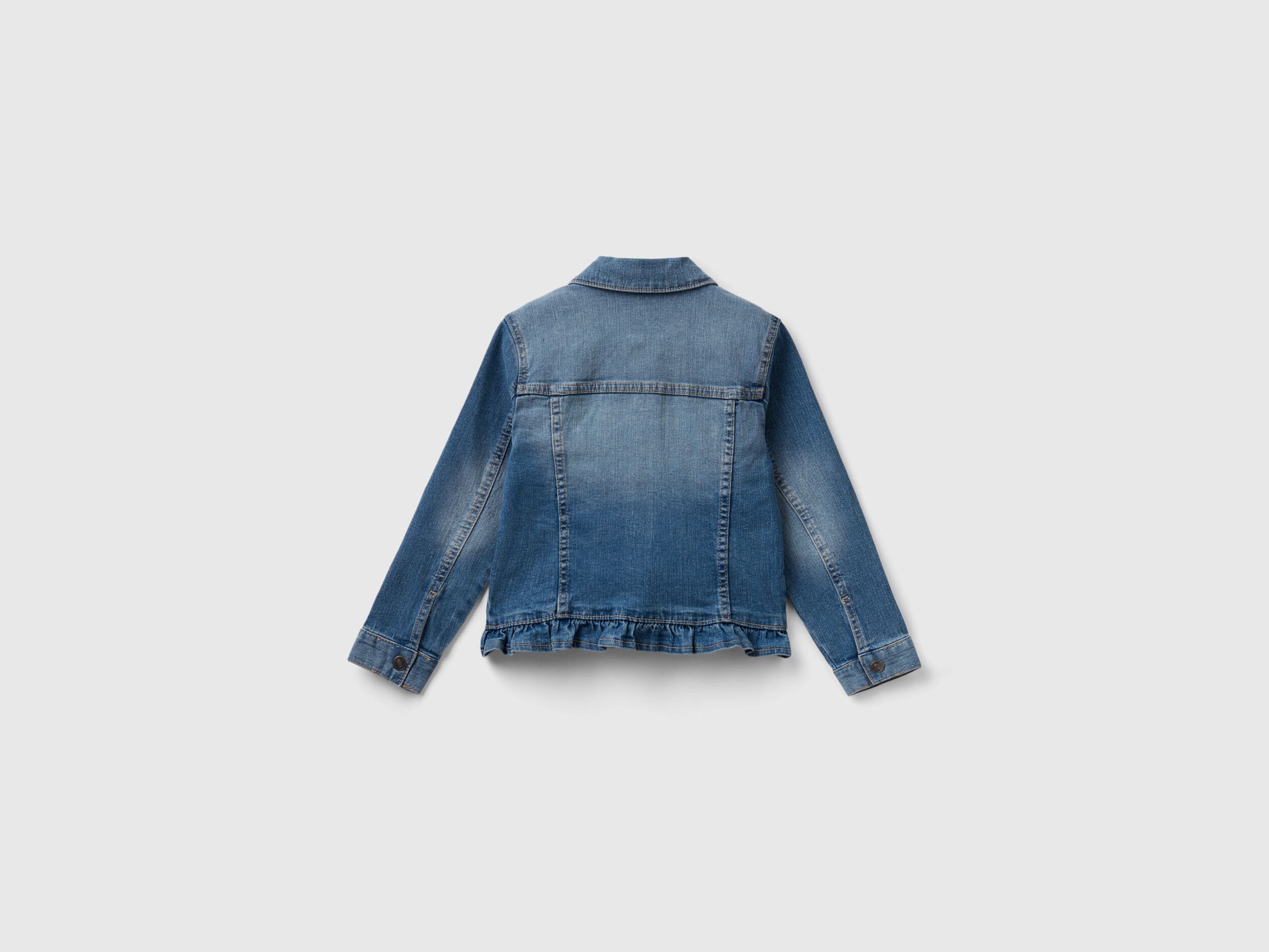 Giubbino jeans outlet bambina benetton