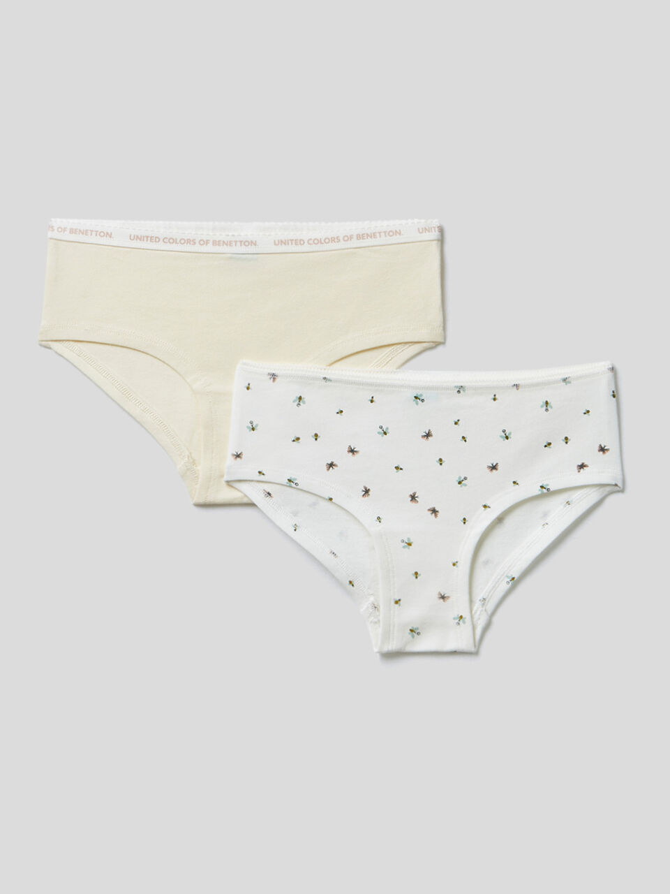 Due culotte in cotone stretch image number 1