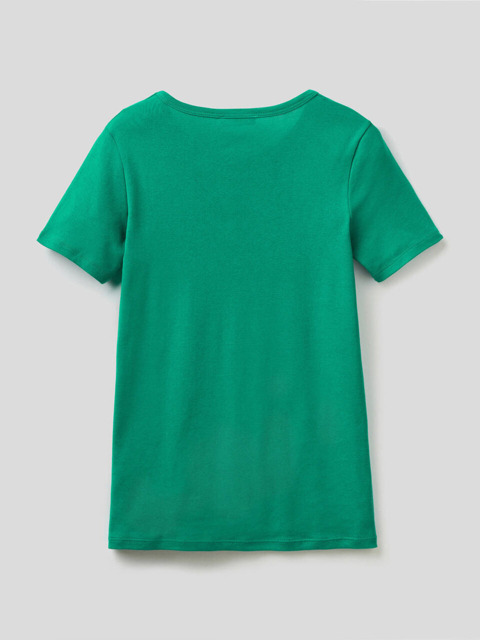 T-shirt 100% cotone con stampa logo glitter image number 2