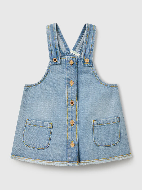 Gonna salopette di jeans Baby