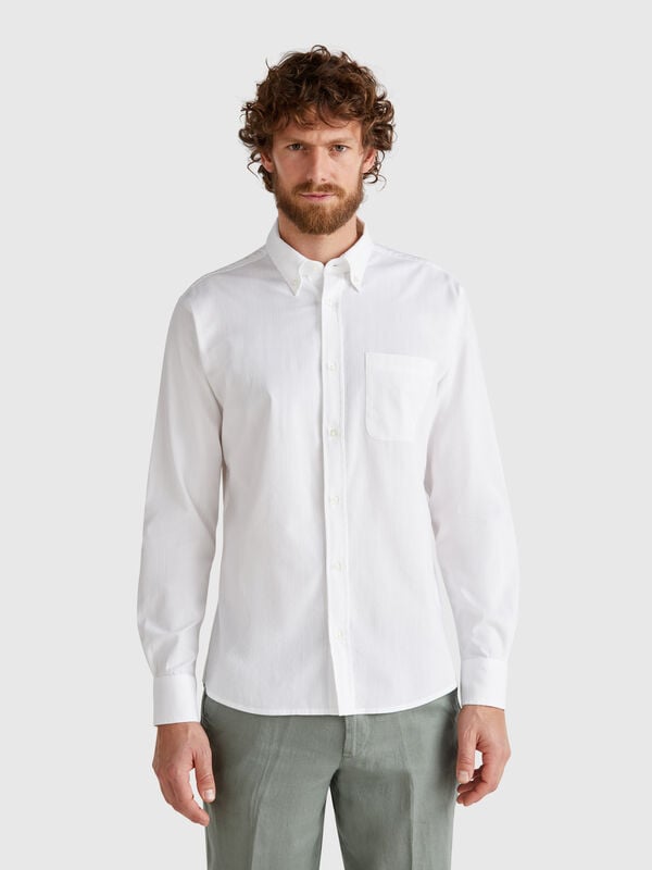 Camicia regular fit button-down Uomo