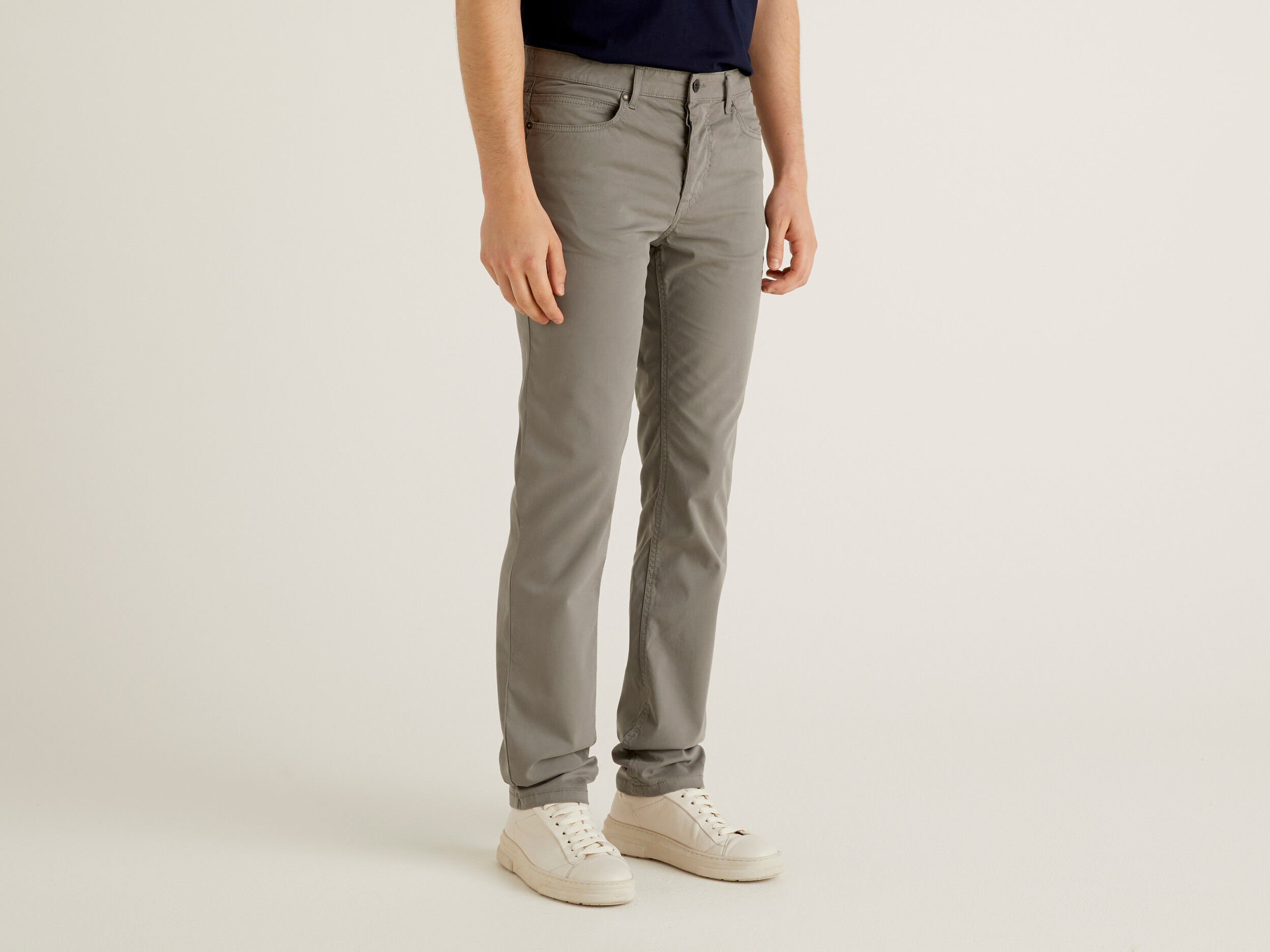 Pantaloni Cargo In Cotone Stretch United Colors of Benetton Abbigliamento Pantaloni e jeans Pantaloni Pantaloni cargo 