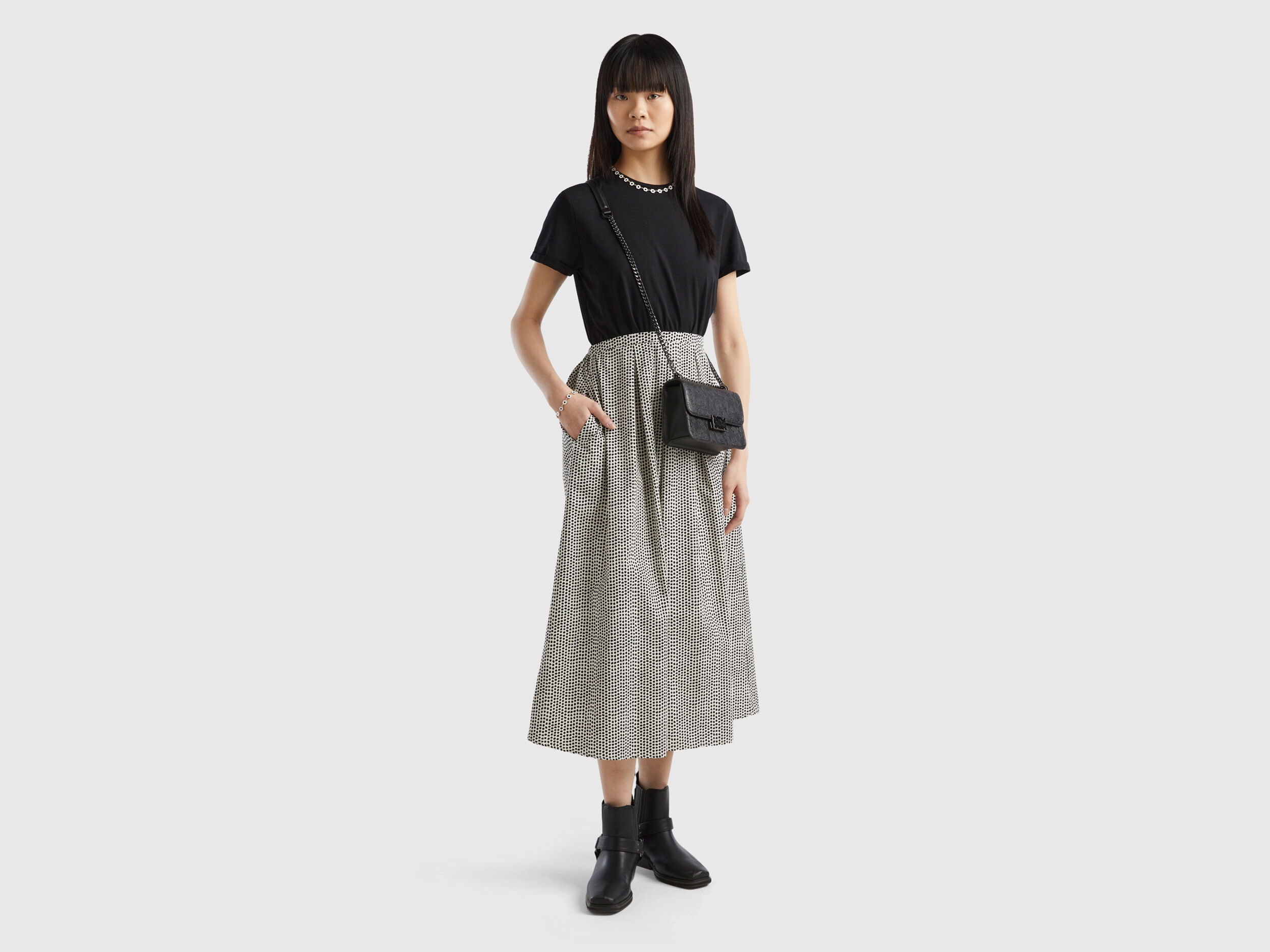Benetton discount vestito lungo
