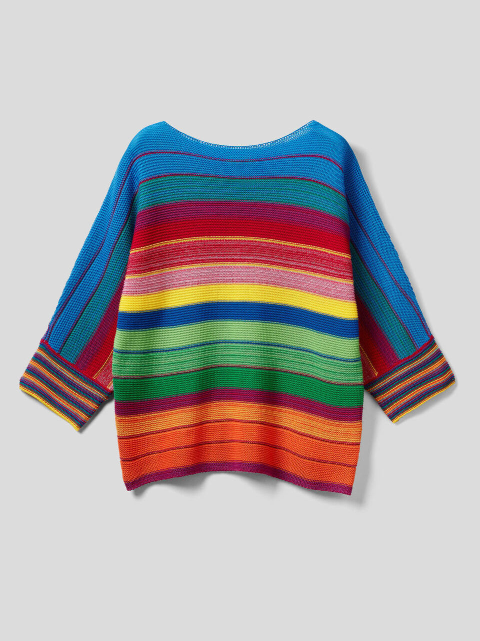 Maglia a righe con manica a 3/4 image number 1