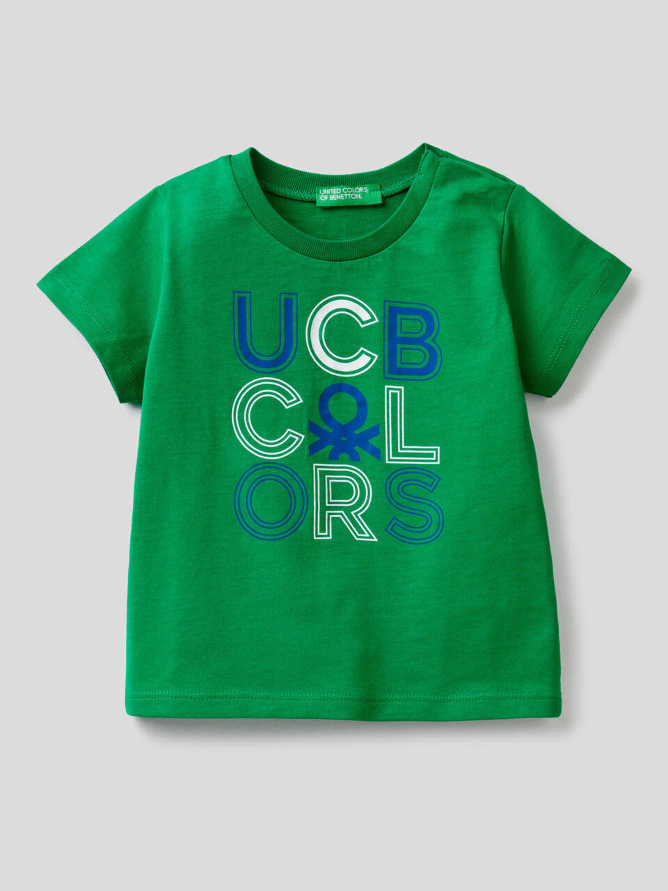T-shirt stampa logo in cotone biologico image number 1