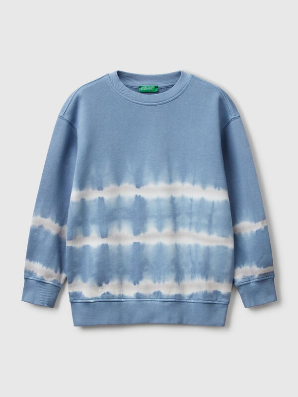 Felpa tye-dye over fit Bambino