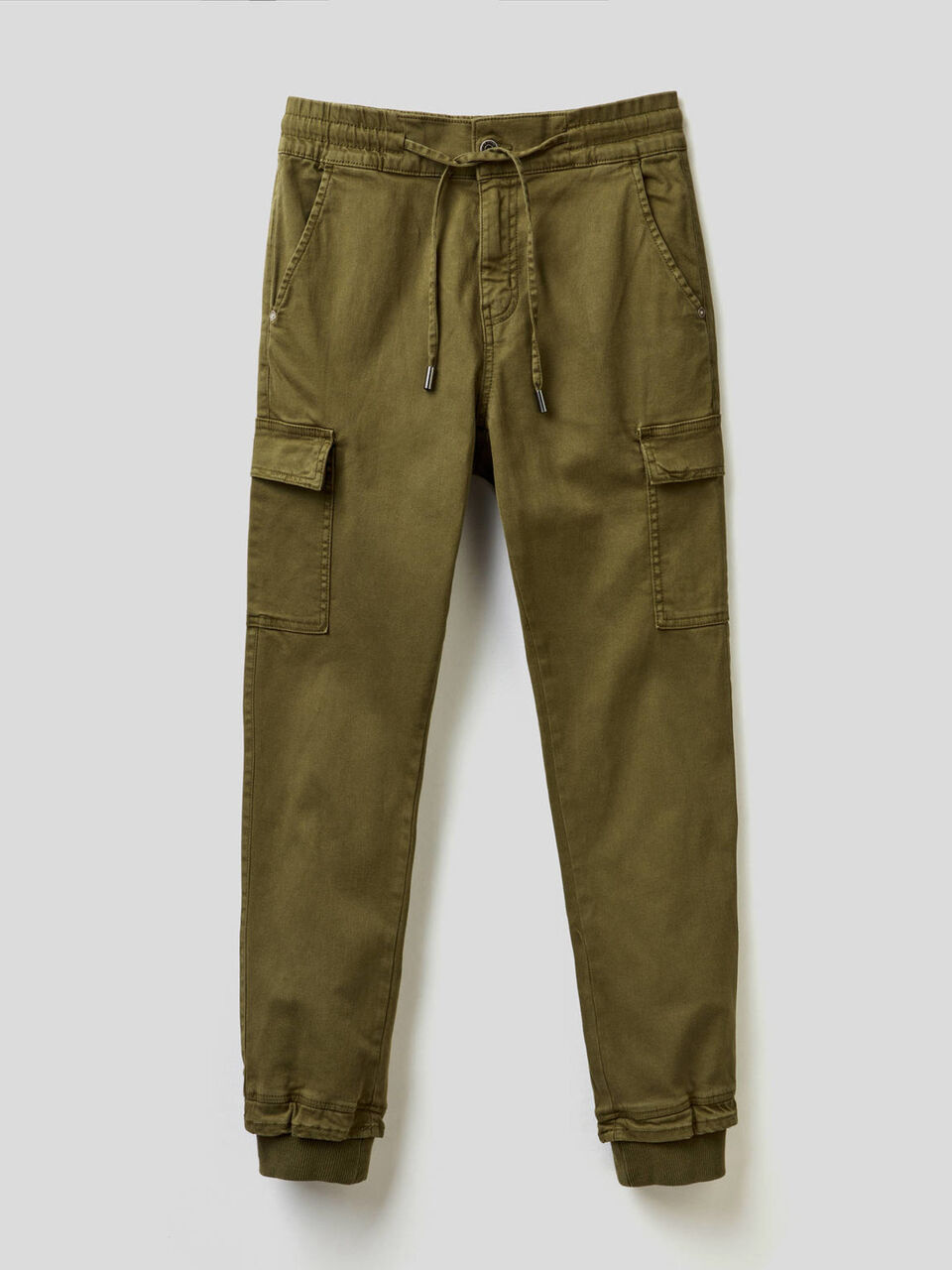 Cargo slim fit in cotone stretch image number 1