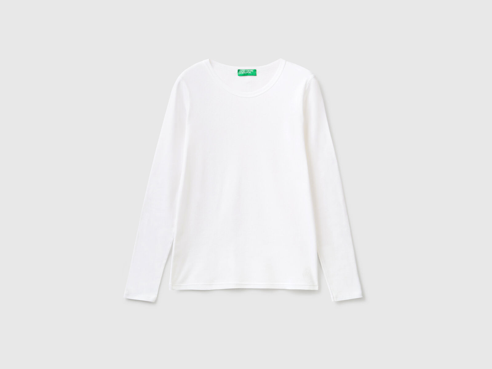 T-Shirt Donna Manica Lunga Bianco Perla 