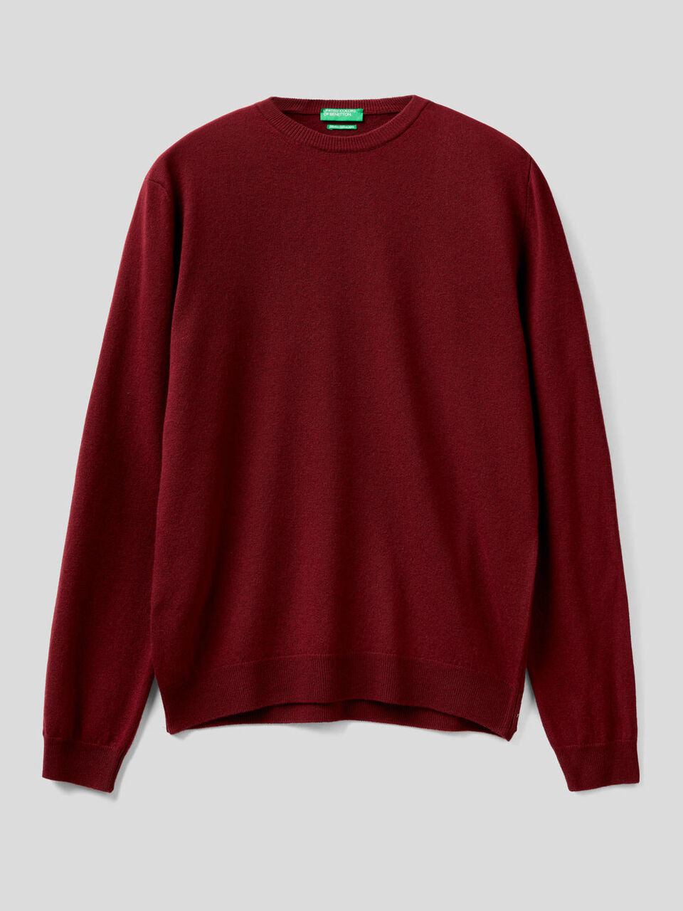 Maglia girocollo in pura lana vergine image number 1