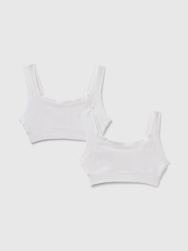Due top in cotone super stretch Bambina