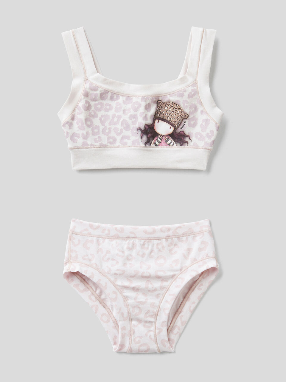 Brassiere e slip con stampa Gorjuss image number 1