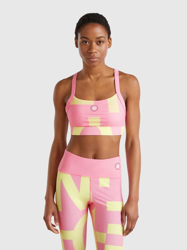 Top bra sportivo con imbottitura Donna