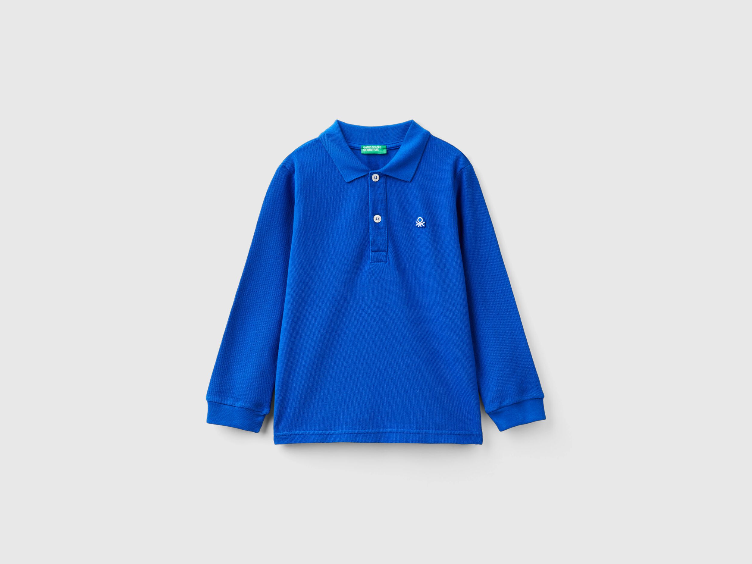 Polo bambino manica lunga benetton sale