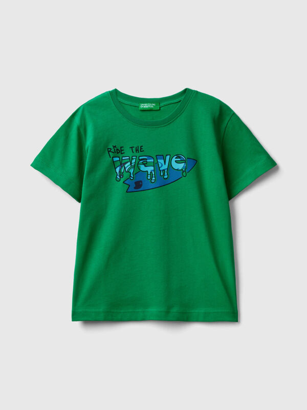 T-shirt con dettagli fluo Bambino