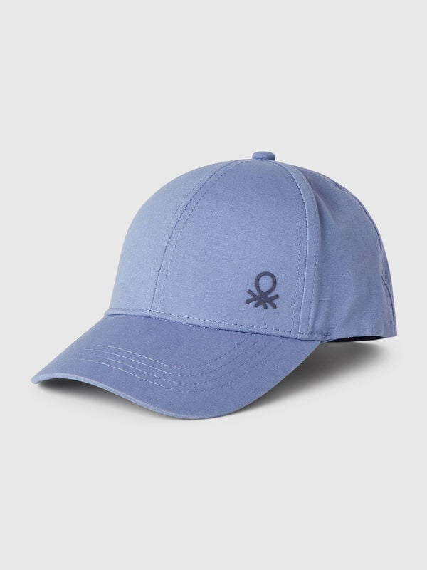 Cappellino in cotone con logo Bambino