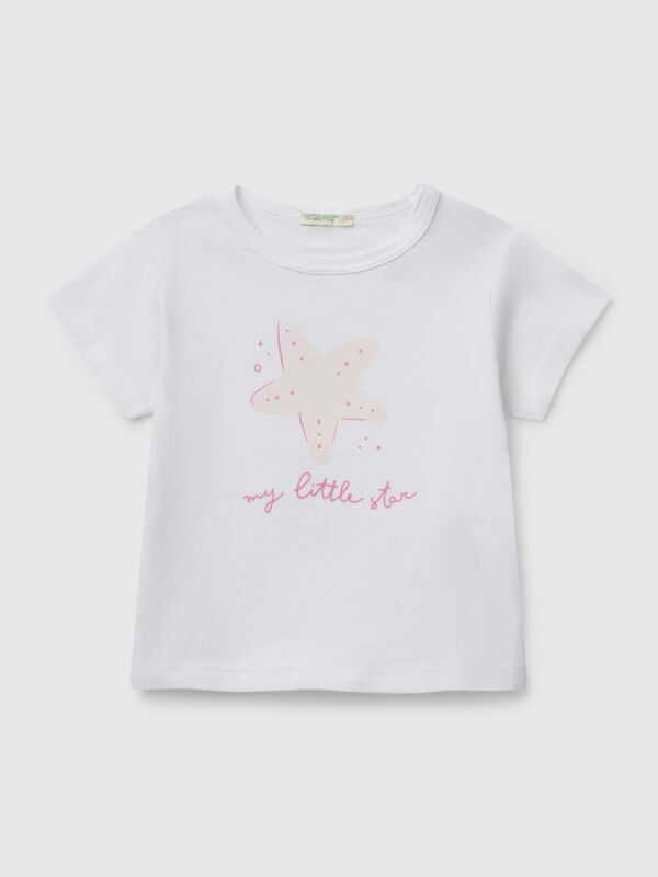 T-shirt manica corta con stampa Baby
