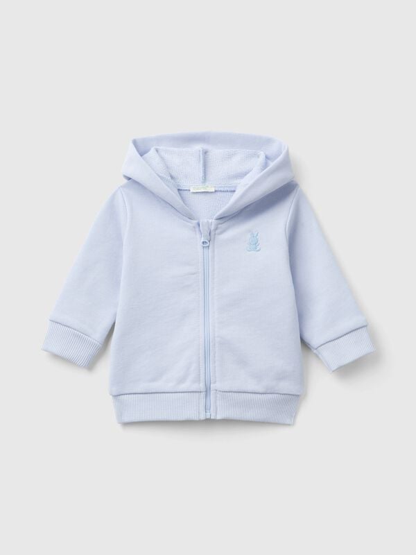 Felpa con cappuccio in cotone bio Baby