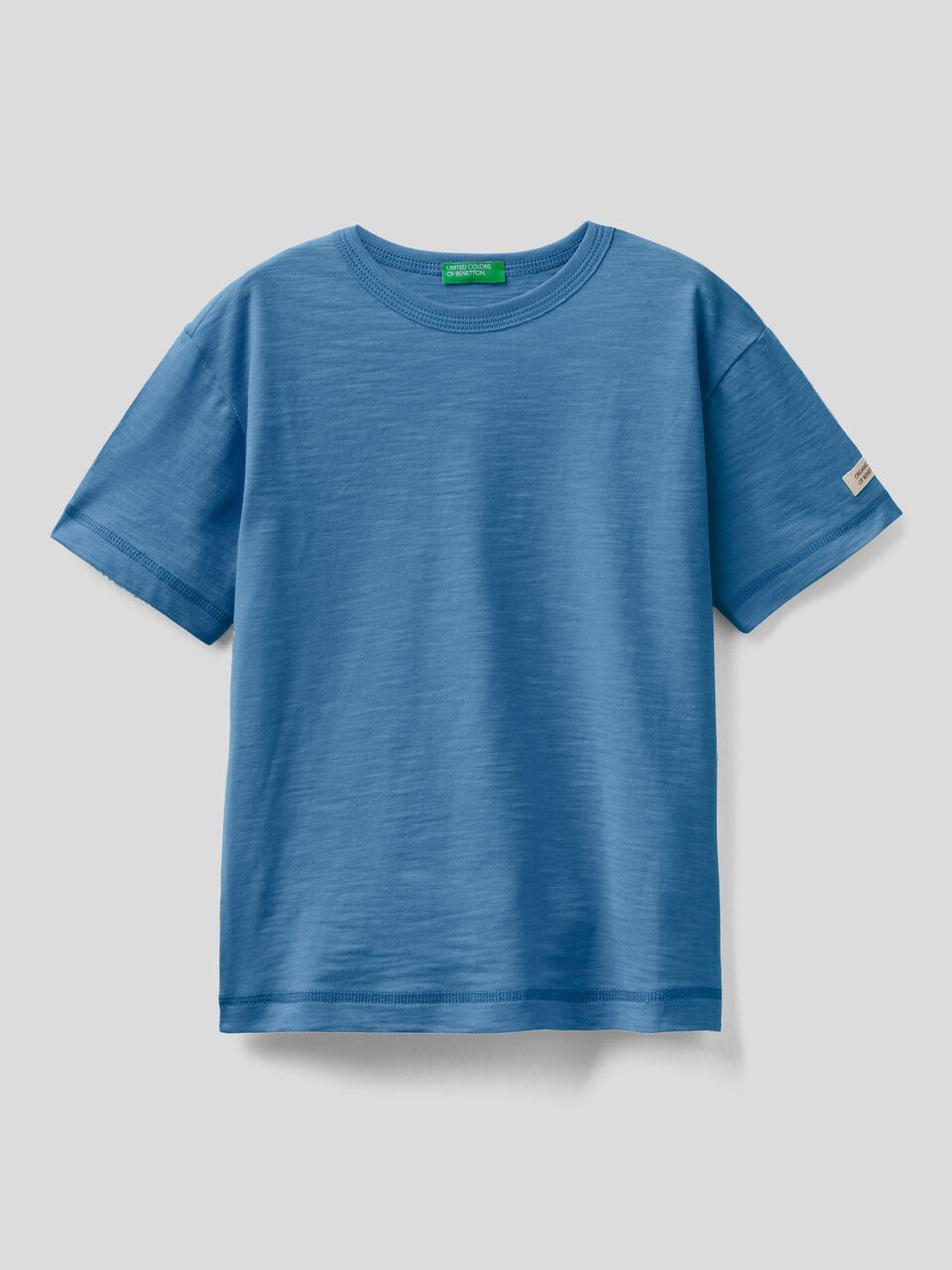 T-shirt manica corta in cotone bio image number 1