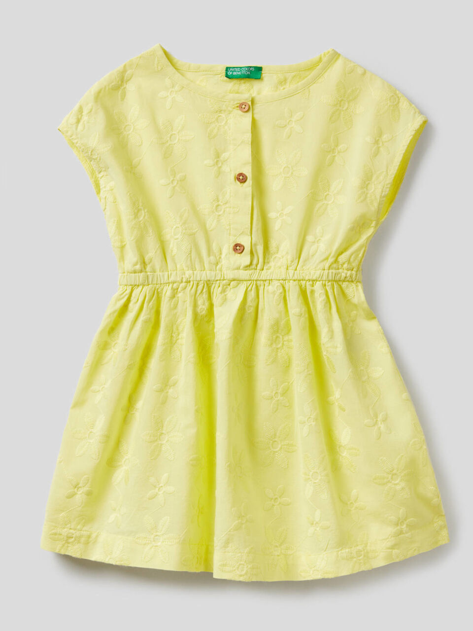 Vestito con ricamo floreale image number 1