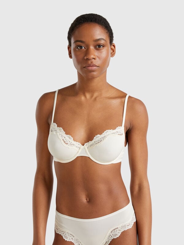 Reggiseno con ferretto e pizzo Donna