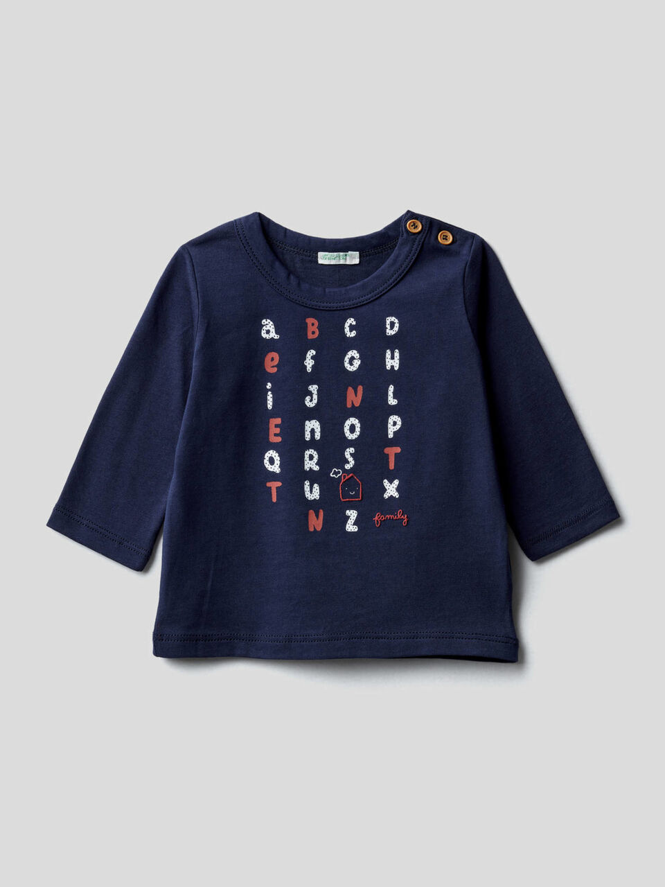T-shirt manica lunga con stampa image number 1