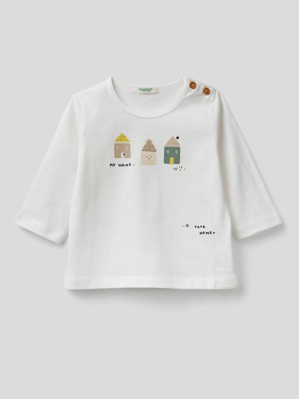 T-shirt in morbido 100% cotone biologico image number 1
