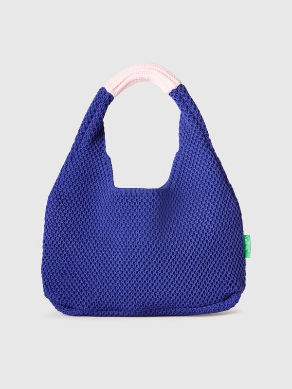 Borsa piccola a spalla crochet Donna