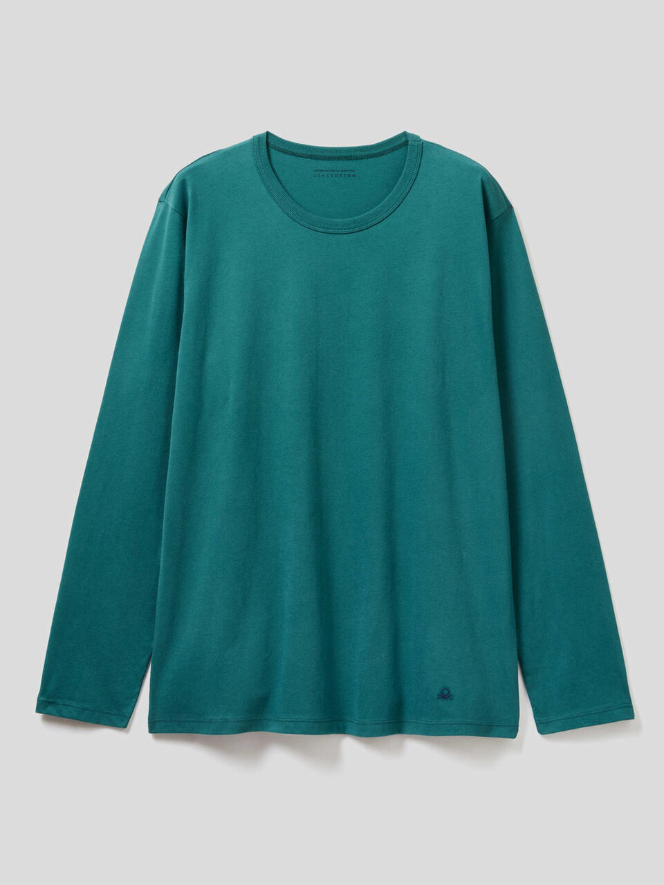 T-shirt in caldo cotone a fibra lunga image number 1