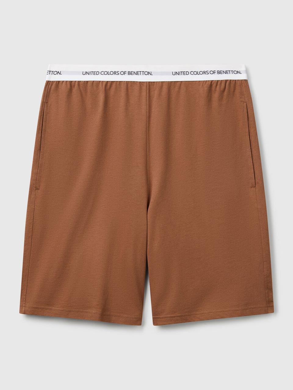 Shorts con elastico logato