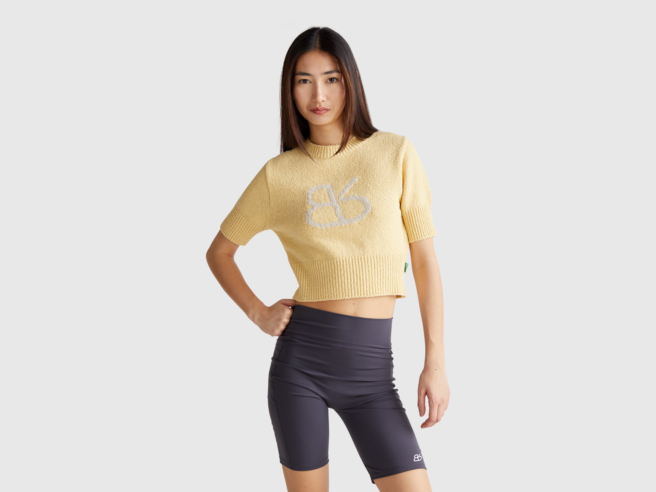 Benetton, Chemise À Manches Courtes, taille M, Jaune - United Colors of Benetton - Modalova