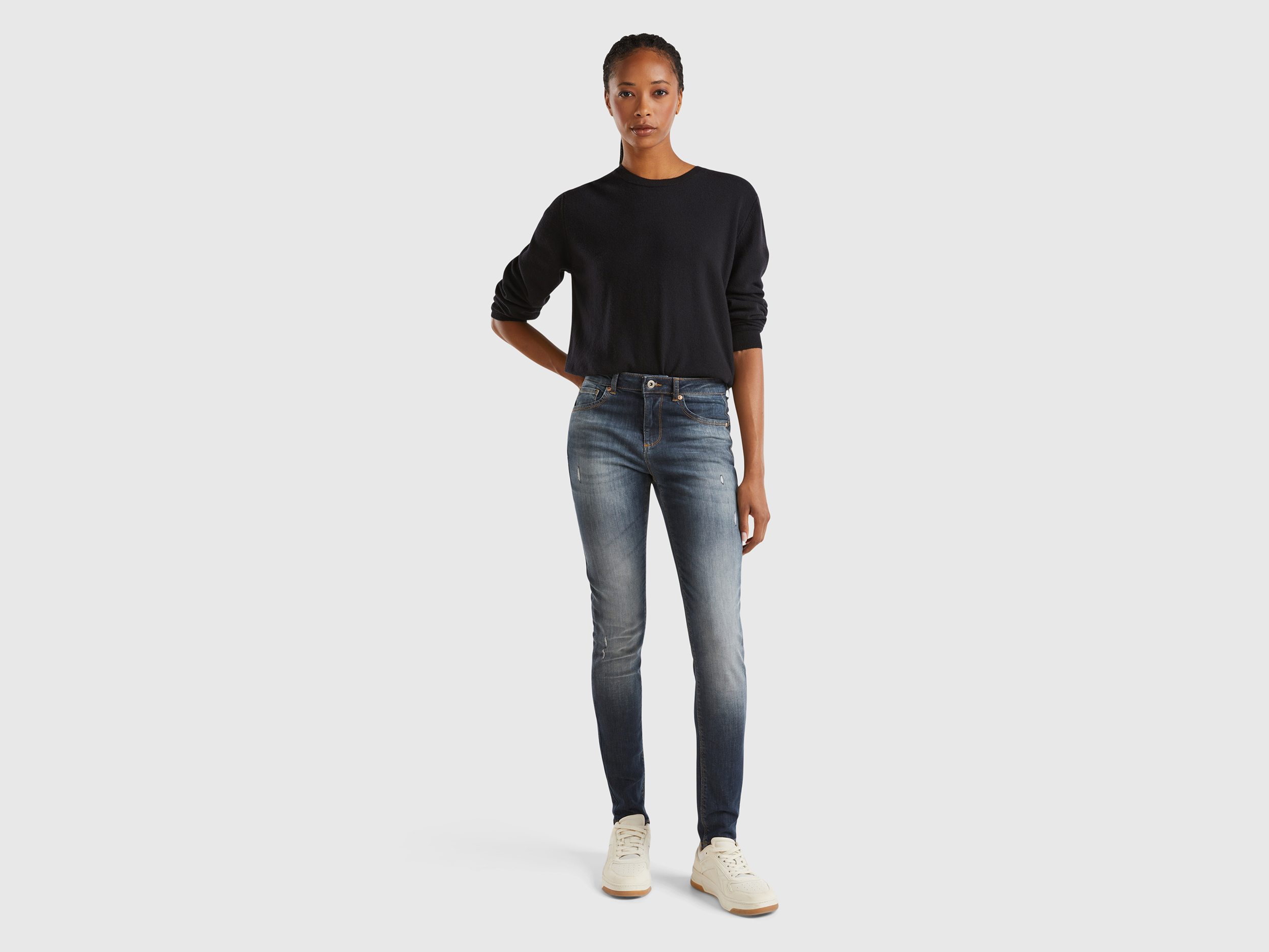 Pantaloni donna skinny top