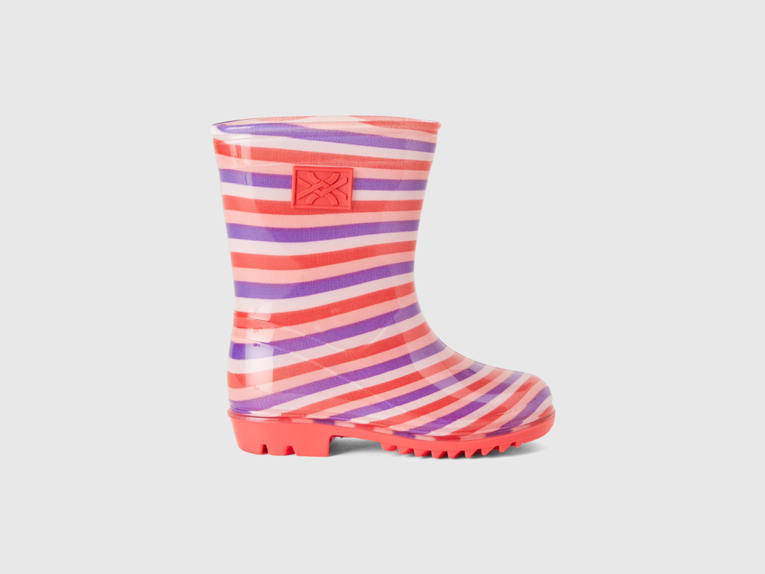 Benetton, Rubber Rain Boots, size 12C, Multi-color, Kids