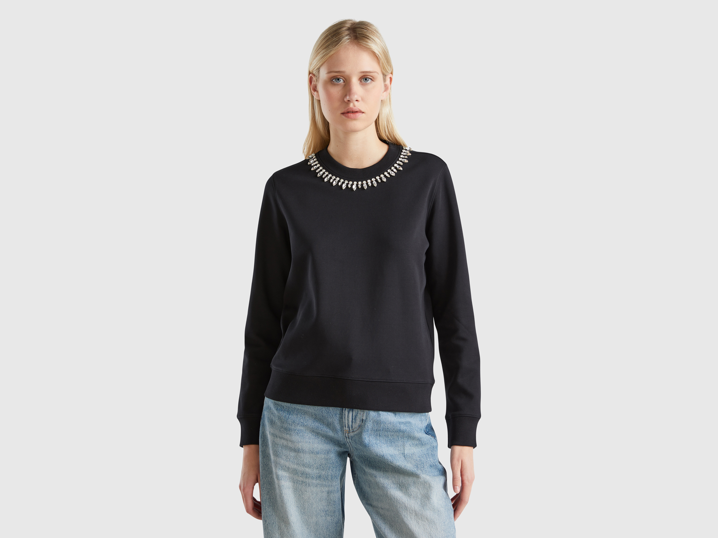 Felpa Donna Nuova Collezione 2024 Benetton