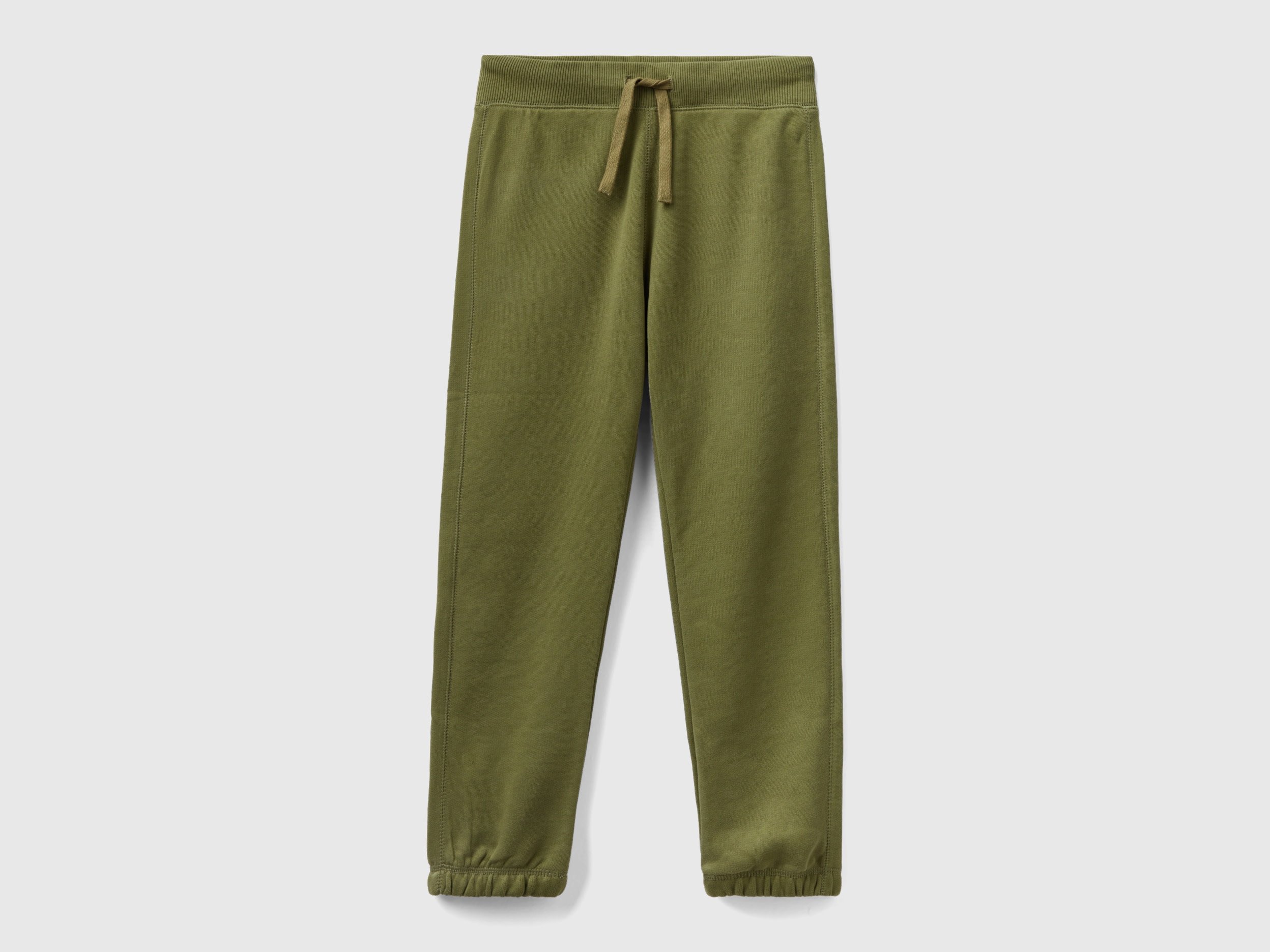Benetton, Warm Sweat Joggers, size XL, Military Green, Kids