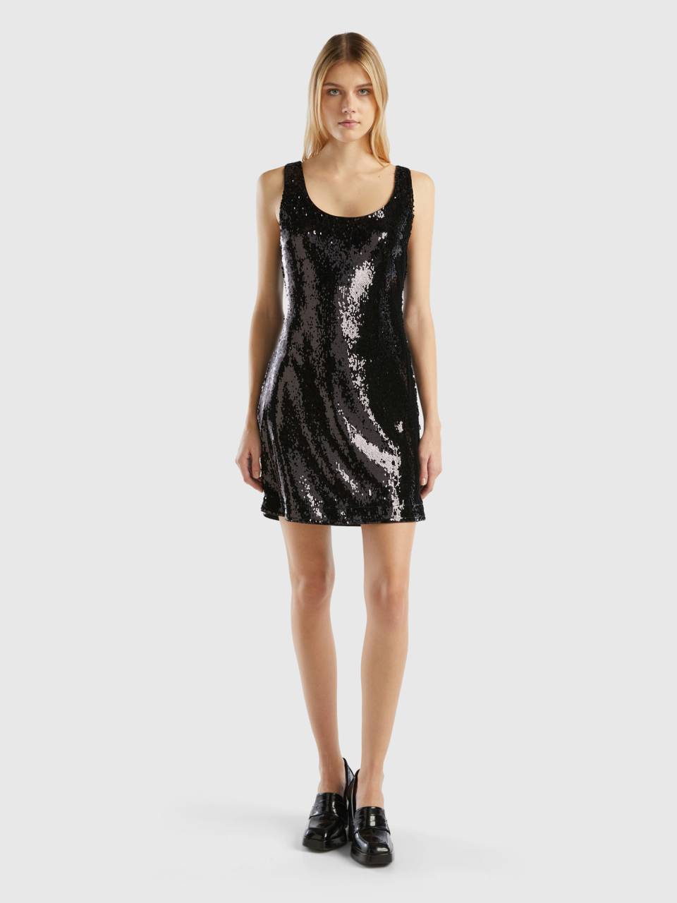 Tubino nero cheap paillettes