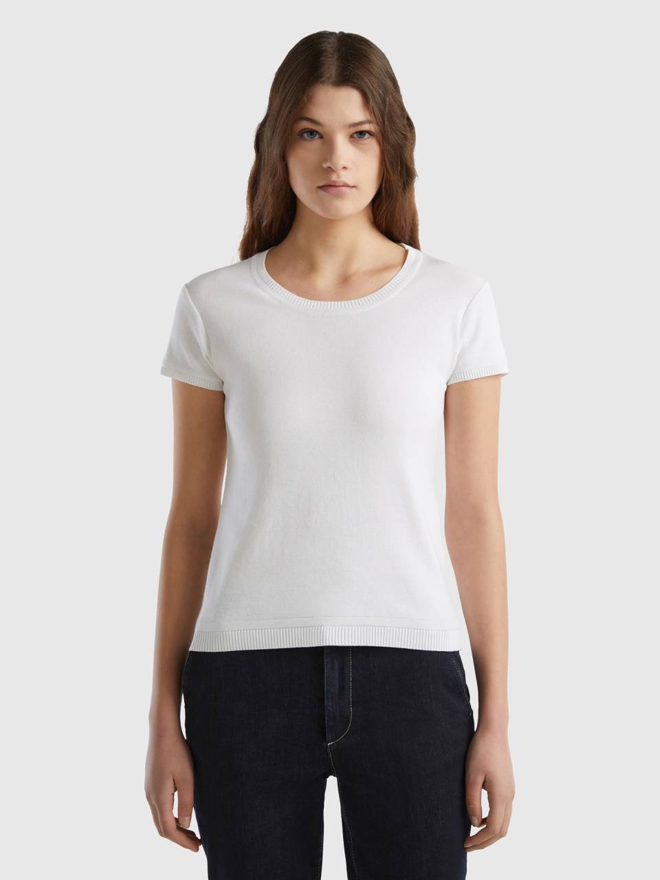 Maglie cotone benetton new arrivals