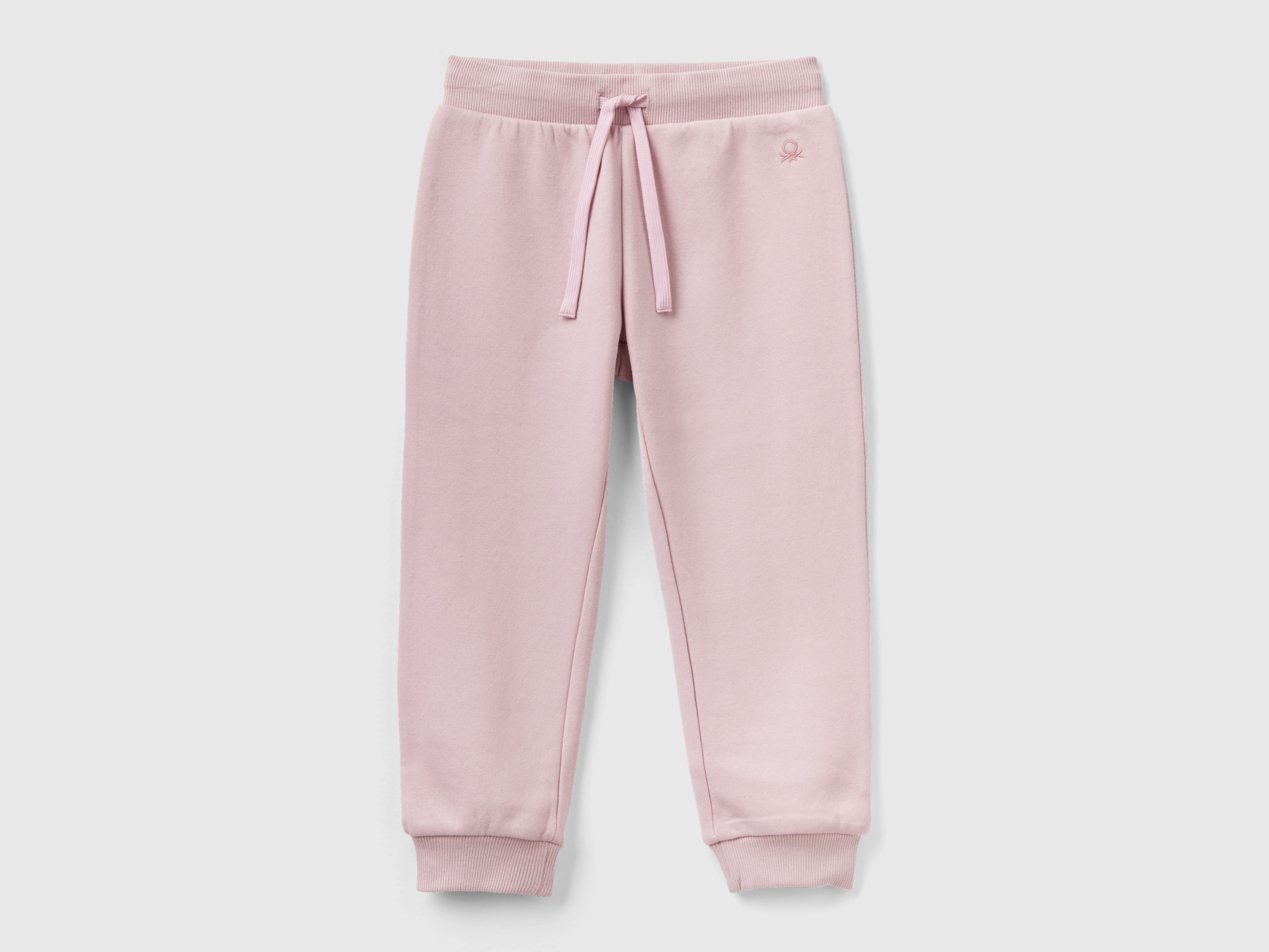 Benetton, Sweat Joggers With Drawstring, size 5-6, Pink, Kids