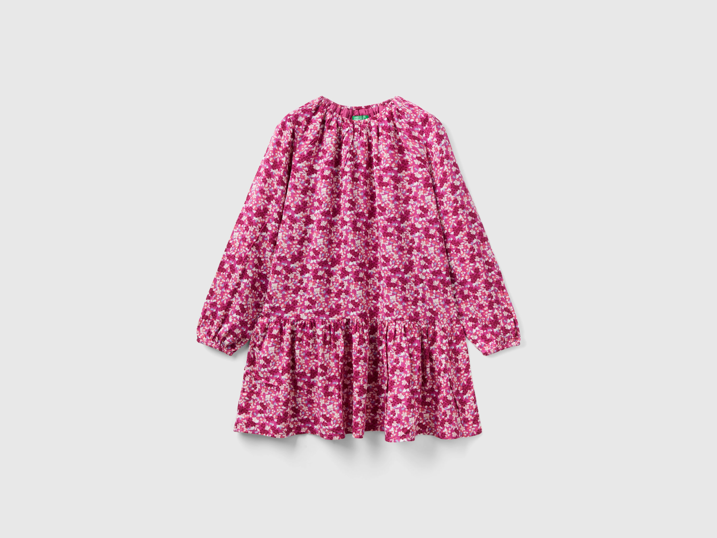 Benetton, Flowy Floral Dress, size 3XL, Multi-color, Kids
