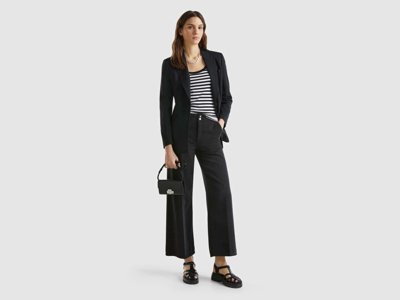 Jeans larghi hotsell benetton