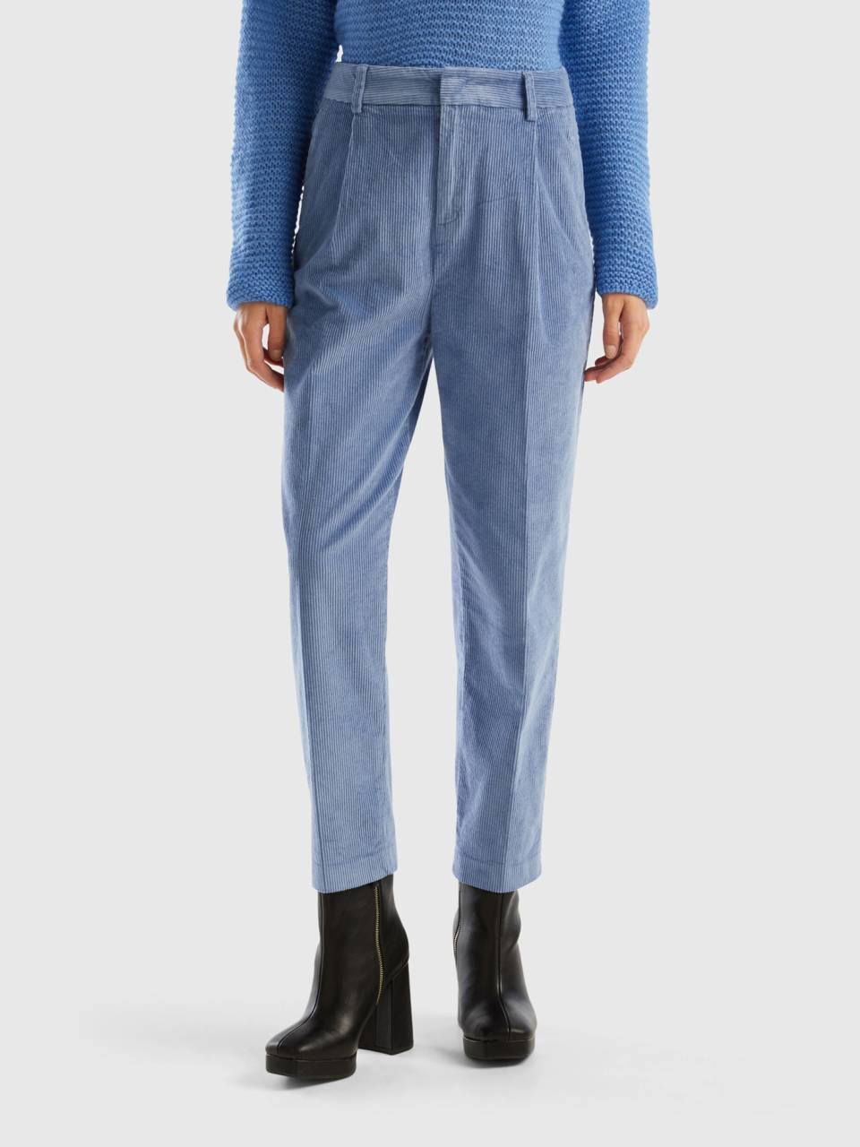 Pantaloni cropped deals benetton