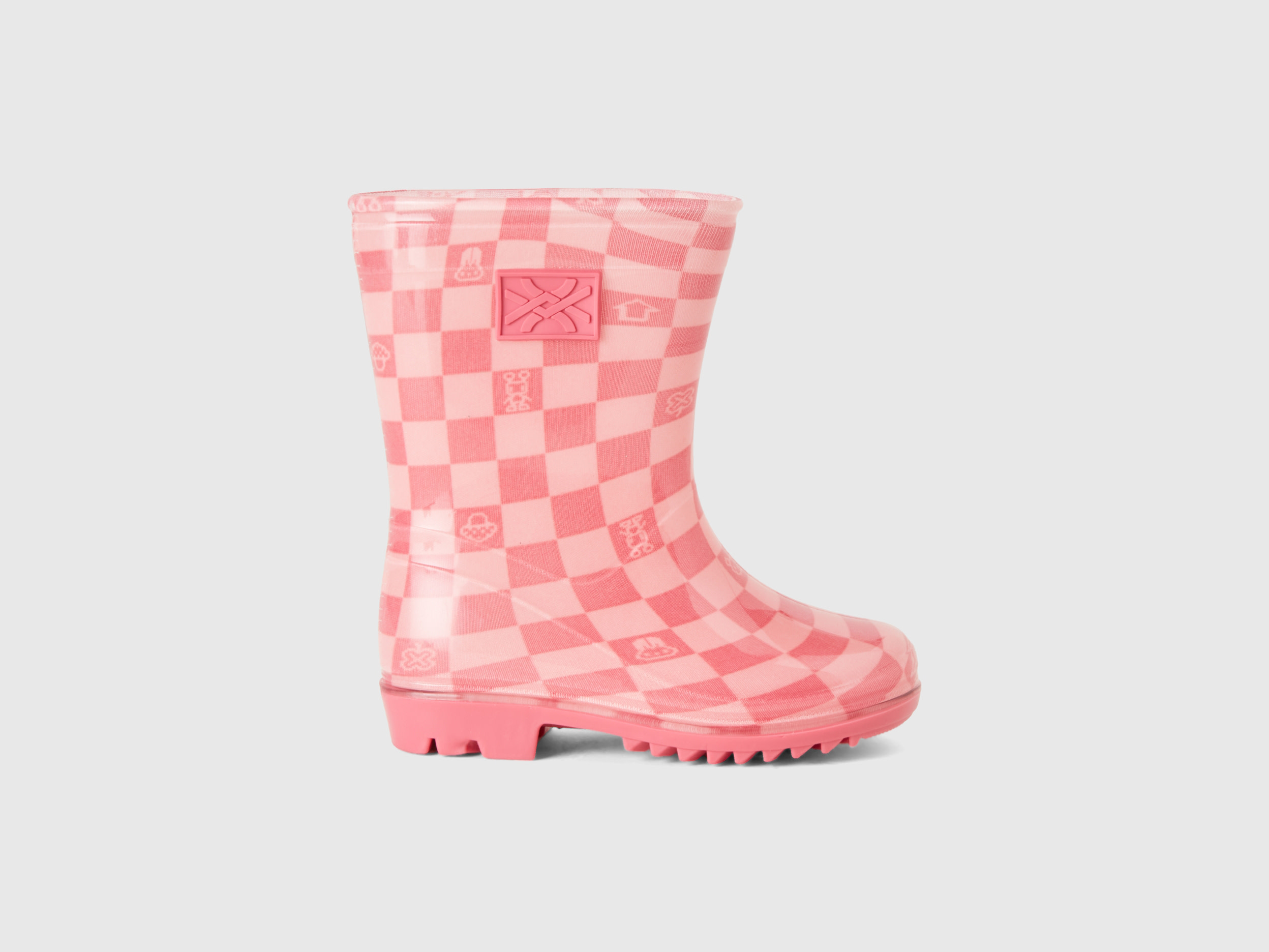 Benetton, Rubber Rain Boots, size 11C, Pink, Kids